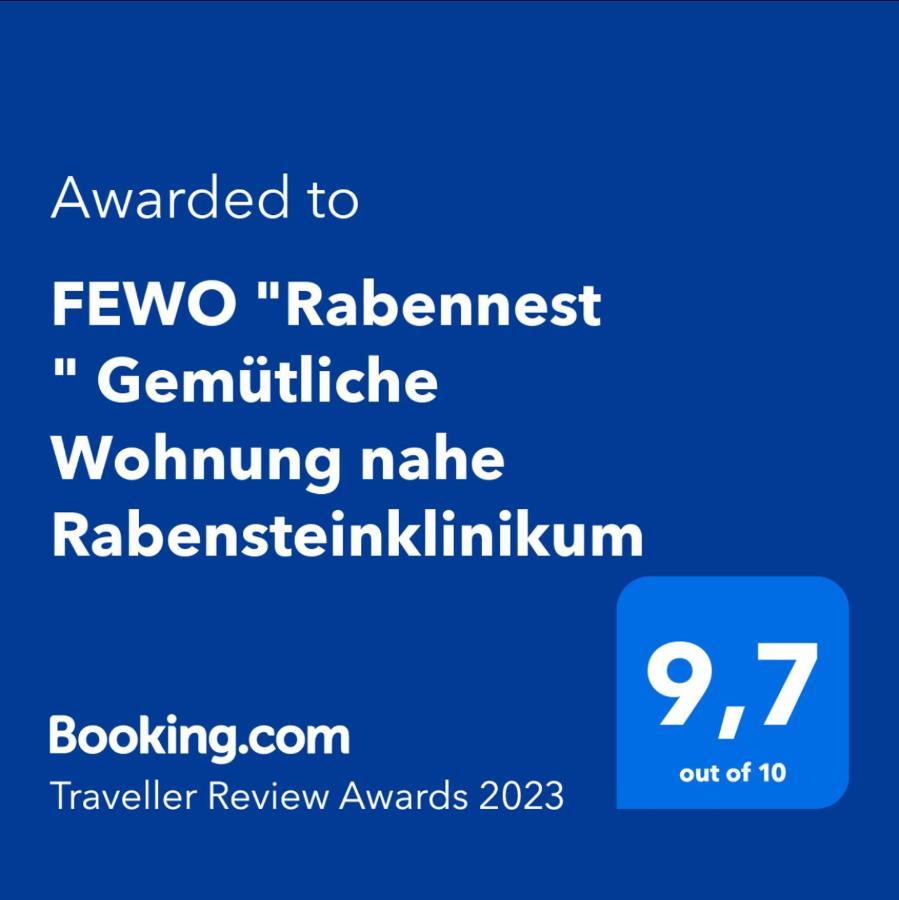 Fewo "Rabennest " Gemuetliche Wohnung Nahe Rabensteinklinikum - Kein Separates Schlafzimmer, Studiowohnung 开姆尼茨 外观 照片